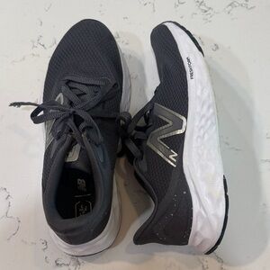 New Balance Charcoal and White Sneakers